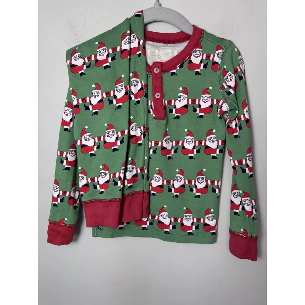 The Beaufort Bonnet Unisex Marching Santa 2 Piece PJ's 4T Cotton